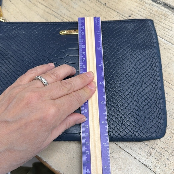 Navy Blue Clutch with Tassel - Picture 9 of 9